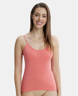 Rib Camisole with Adjustable Straps and Stay Fresh Treatment #1487- Candy Pink