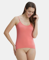 Rib Camisole with Adjustable Straps and Stay Fresh Treatment #1487- Candy Pink