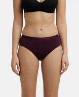 High Coverage Hipster With Ultrasoft Exposed Waistband #1523- Dark Assorted (Pack of 2)