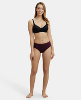 High Coverage Hipster With Ultrasoft Exposed Waistband #1523- Dark Assorted (Pack of 2)