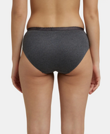 High Coverage Hipster With Ultrasoft Exposed Waistband #1523- Dark Assorted (Pack of 2)