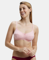 Wirefree Non Padded Full Coverage Everyday Bra #1615 - Candy Pink