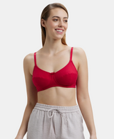 Wirefree Non Padded Full Coverage Everyday Bra #1615 - Red Love