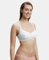 Wirefree Non Padded Full Coverage Everyday Bra #1615 - White