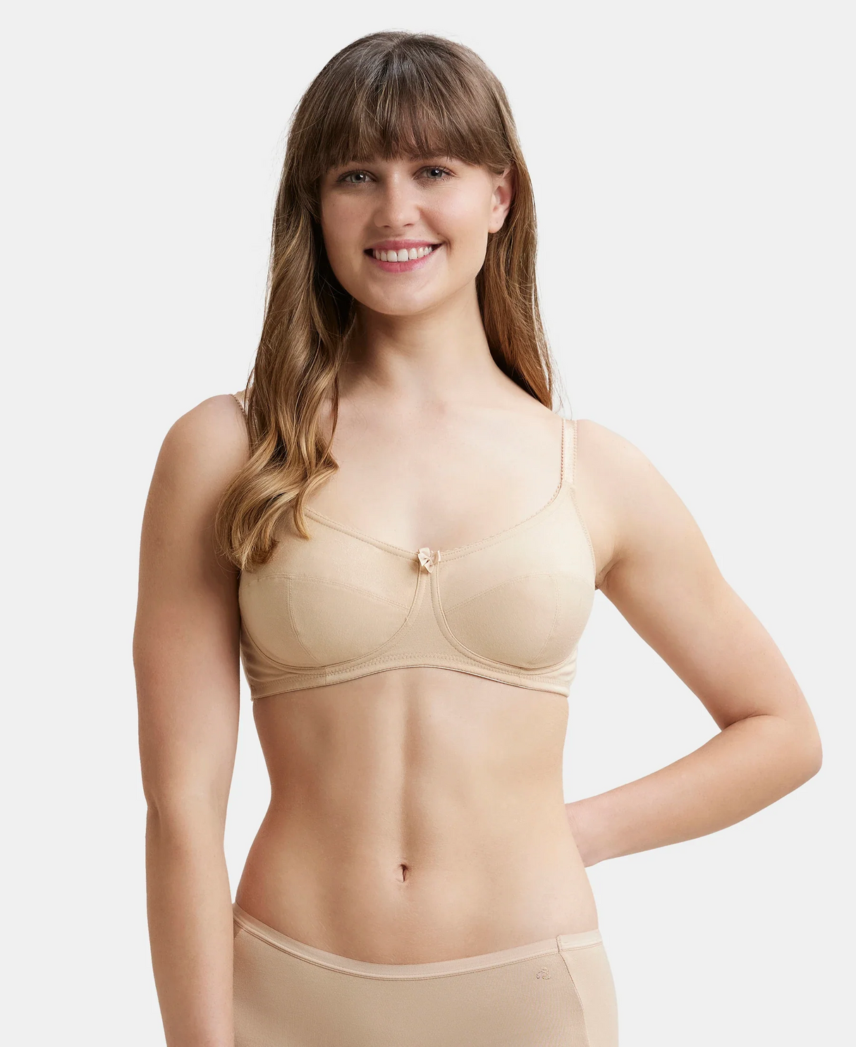 Wirefree Non Padded Full Coverage Everyday Bra #1615 - Skin