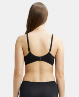 Wirefree Medium Coverage Everyday Bra with Concealed Shaper Panel #1722 - Black