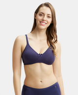 Wirefree Medium Coverage Everyday Bra with Concealed Shaper Panel #1722 - Classic Navy