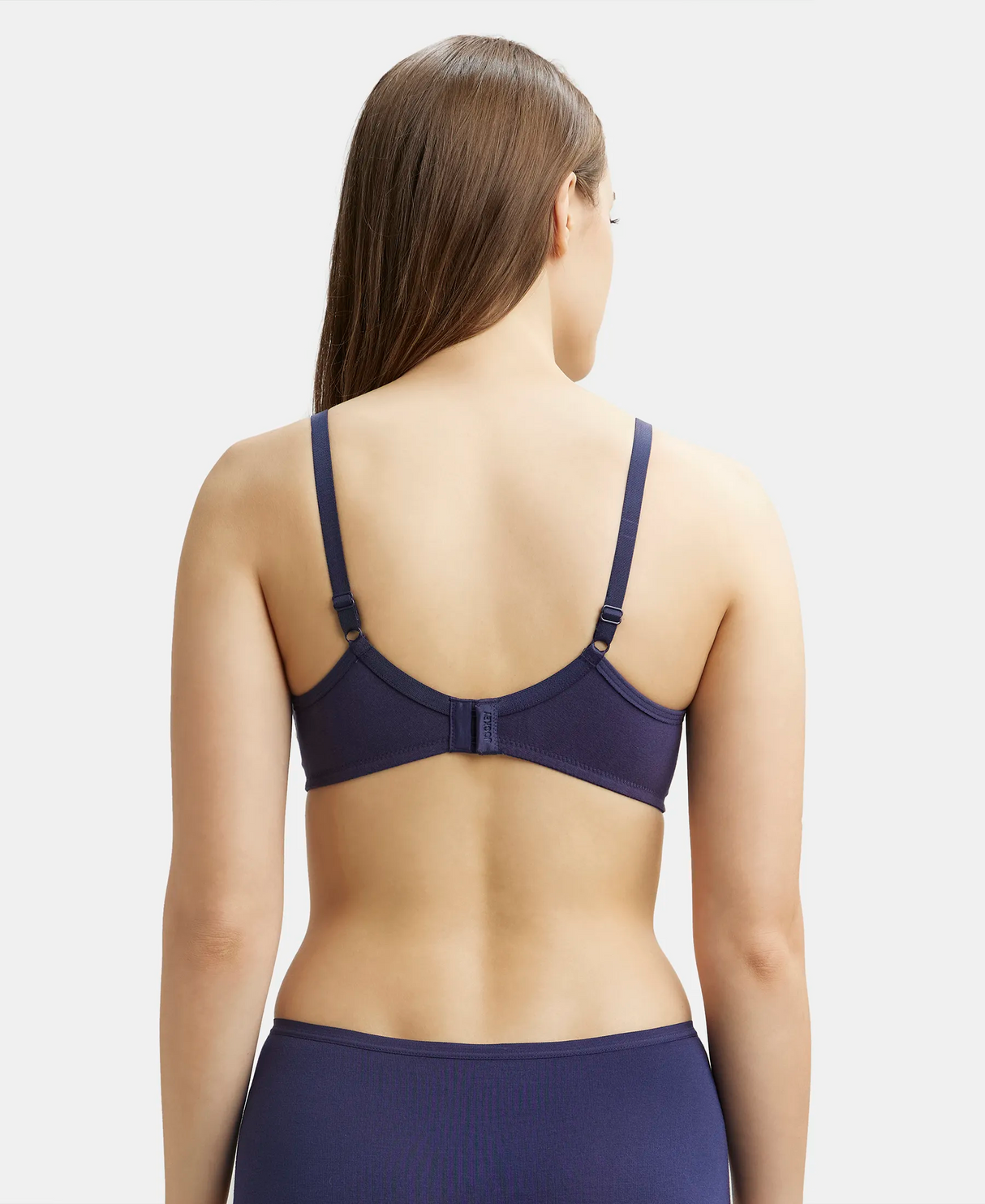 Wirefree Medium Coverage Everyday Bra with Concealed Shaper Panel #1722 - Classic Navy