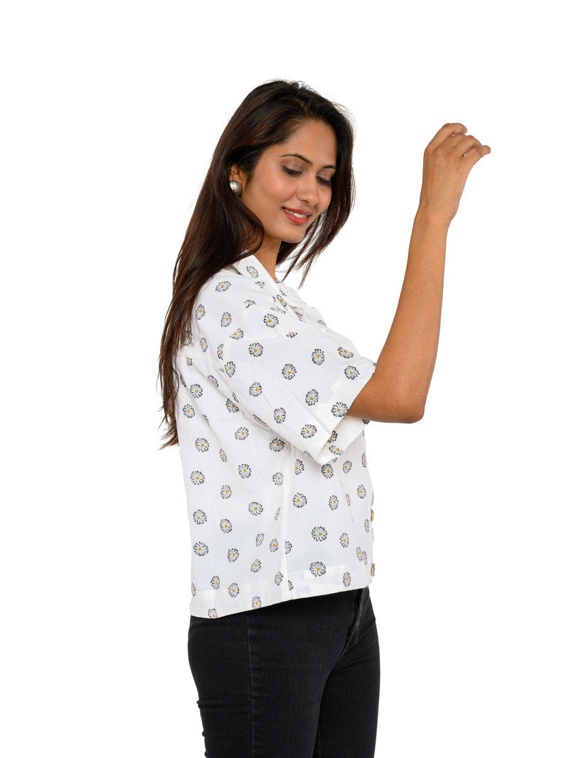 Cotton Regular Fit Women's Casual Shirt