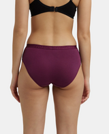 High Coverage  Mid Waist Hipster With Exposed Waistband #3006 - Assorted Colors (Pack of 3)