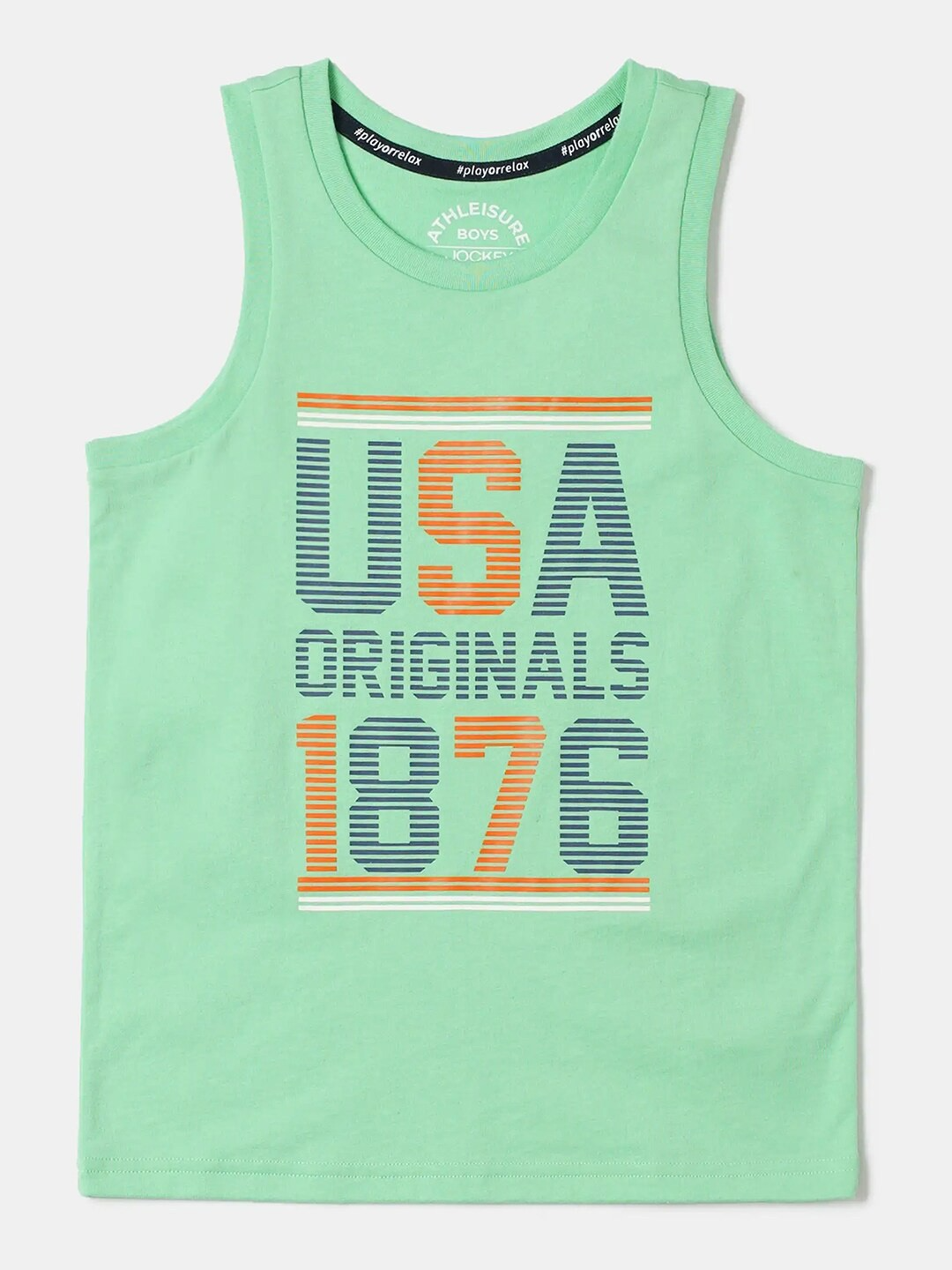 Boy's Super Combed Cotton Graphic Printed Tank Top  #AB14 - Spring Boutique Printed