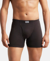 JOCKEY Rib Solid Boxer Brief with Ultrasoft and Durable Waistband #8008 - Brown