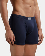 JOCKEY Rib Solid Boxer Brief with Ultrasoft and Durable Waistband #8008 - Deep Navy