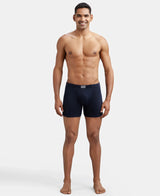 JOCKEY Rib Solid Boxer Brief with Ultrasoft and Durable Waistband #8008 - Deep Navy