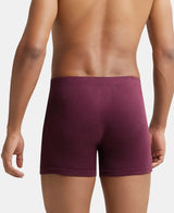 JOCKEY Rib Solid Boxer Brief with Ultrasoft and Durable Waistband #8008 - Wine Tasting