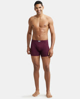 JOCKEY Rib Solid Boxer Brief with Ultrasoft and Durable Waistband #8008 - Wine Tasting