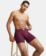 JOCKEY Rib Solid Boxer Brief with Ultrasoft and Durable Waistband #8008 - Wine Tasting