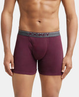 JOCKEY Rib Solid Boxer Brief with Ultrasoft and Durable Waistband #8009 - Wine Tasting