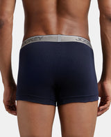 JOCKEY Super Combed Cotton Rib Solid Trunk with Ultrasoft Waistband #8015- Deep Navy