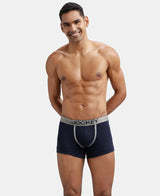 JOCKEY Super Combed Cotton Rib Solid Trunk with Ultrasoft Waistband #8015- Deep Navy