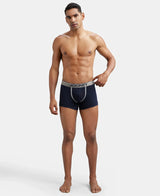 JOCKEY Super Combed Cotton Rib Solid Trunk with Ultrasoft Waistband #8015- Deep Navy