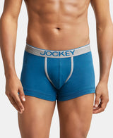 JOCKEY Super Combed Cotton Rib Solid Trunk with Ultrasoft Waistband #8015- Seaport Teal