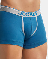 JOCKEY Super Combed Cotton Rib Solid Trunk with Ultrasoft Waistband #8015- Seaport Teal