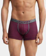 JOCKEY Super Combed Cotton Rib Solid Trunk with Ultrasoft Waistband #8015- Wine Tasting