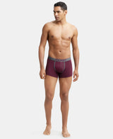 JOCKEY Super Combed Cotton Rib Solid Trunk with Ultrasoft Waistband #8015- Wine Tasting