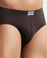 JOCKEY Solid Brief with Ultrasoft Concealed Waistband #8035- Brown