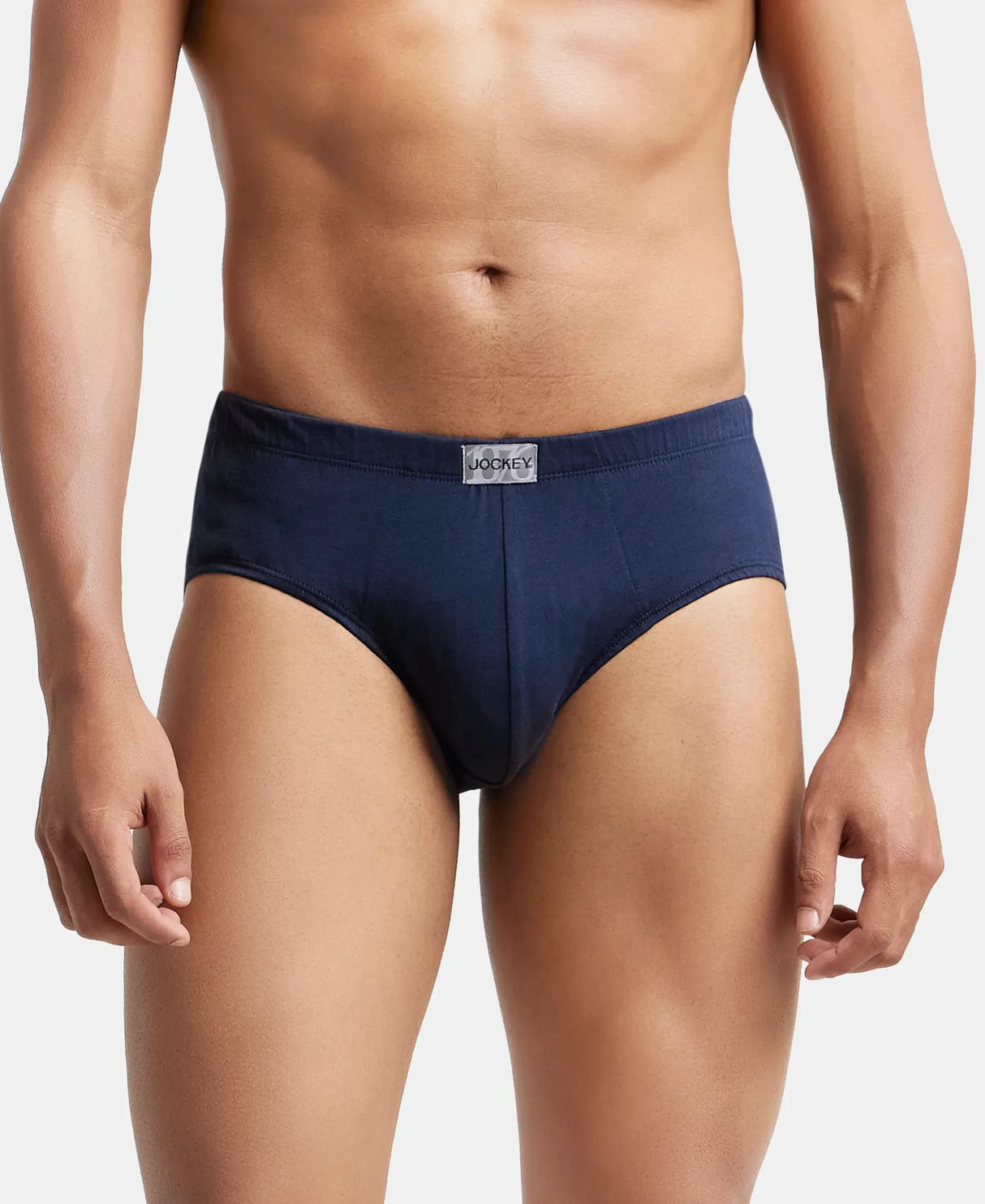 JOCKEY Solid Brief with Ultrasoft Concealed Waistband #8035- Deep Navy