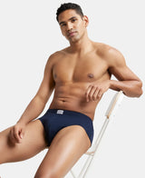 JOCKEY Solid Brief with Ultrasoft Concealed Waistband #8035- Deep Navy