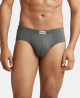 JOCKEY Solid Brief with Ultrasoft Concealed Waistband #8035- Deep Olive