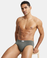 JOCKEY Solid Brief with Ultrasoft Concealed Waistband #8035- Deep Olive