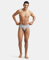 JOCKEY Solid Brief with Ultrasoft Concealed Waistband #8035- Grey Melange