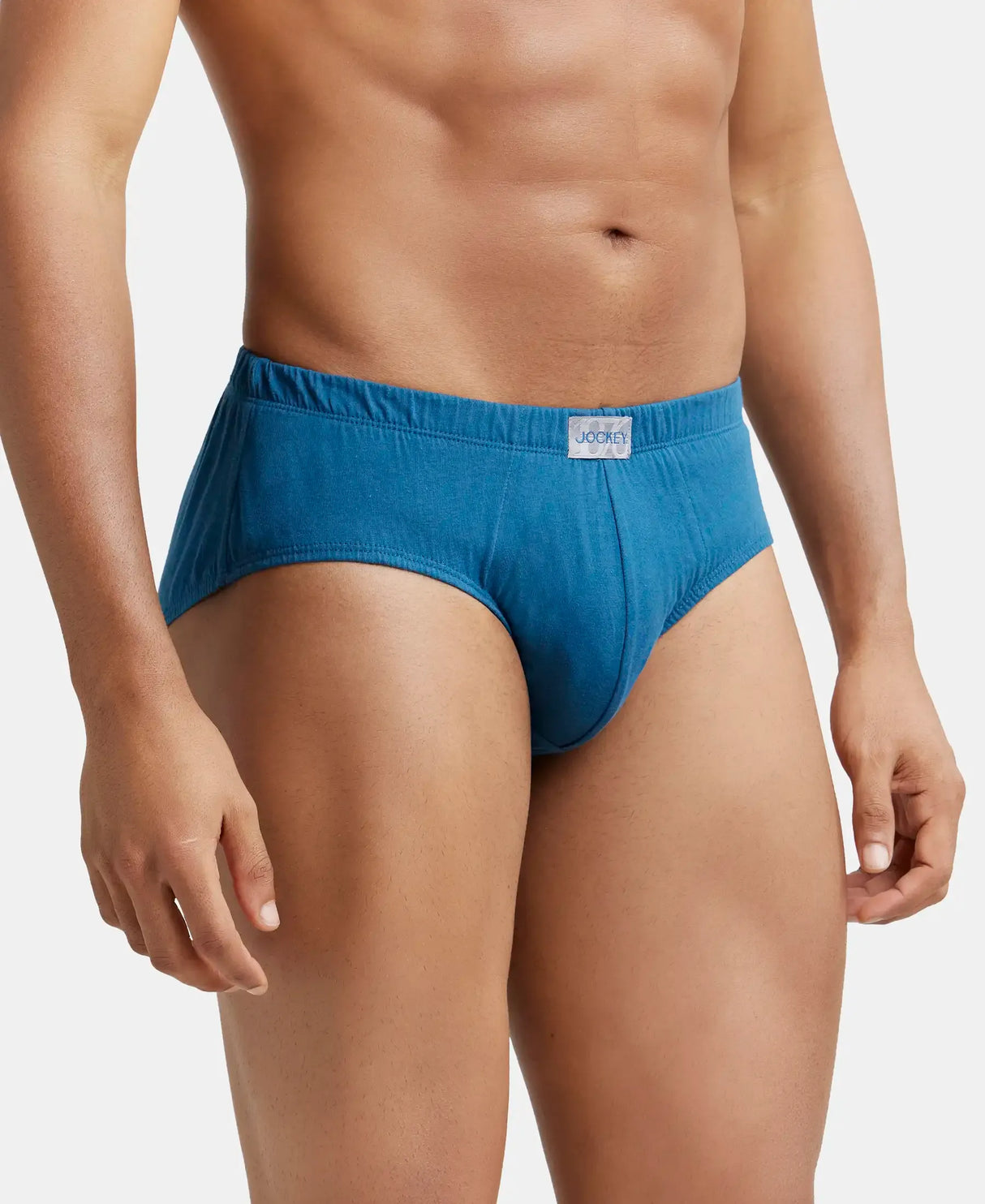 JOCKEY Solid Brief with Ultrasoft Concealed Waistband #8035- Seaport Teal