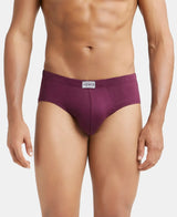 JOCKEY Solid Brief with Ultrasoft Concealed Waistband #8035- Wine Tasting