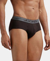 JOCKEY Super Combed Cotton Solid Brief with Ultrasoft Waistband #8037- Brown