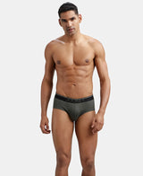 JOCKEY Super Combed Cotton Solid Brief with Ultrasoft Waistband #8037- Deep Olive