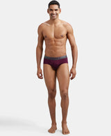 JOCKEY Super Combed Cotton Solid Brief with Ultrasoft Waistband #8037- Wine Tasting