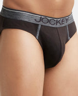 JOCKEY Super Combed Cotton Rib Solid Brief with Ultrasoft Waistband #8044 - Brown