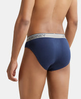 JOCKEY Super Combed Cotton Rib Solid Brief with Ultrasoft Waistband #8044 - Deep Navy