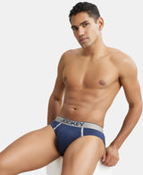 JOCKEY Super Combed Cotton Rib Solid Brief with Ultrasoft Waistband #8044 - Deep Navy