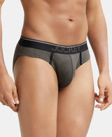 JOCKEY Super Combed Cotton Rib Solid Brief with Ultrasoft Waistband #8044 - Deep Olive