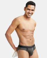 JOCKEY Super Combed Cotton Rib Solid Brief with Ultrasoft Waistband #8044 - Deep Olive