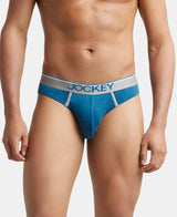 JOCKEY Super Combed Cotton Rib Solid Brief with Ultrasoft Waistband #8044 - Seaport Teal