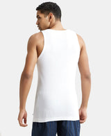 Super Combed Cotton Rib Round Neck Sleeveless Vest with Stay Fresh Properties #8823