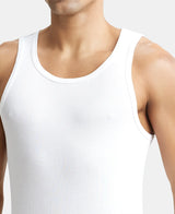 Super Combed Cotton Rib Round Neck Sleeveless Vest with Stay Fresh Properties #8823