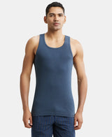 JOCKEY Super Combed Cotton Rib Round Neck with Racer Back Gym Vest #9922- Graphite