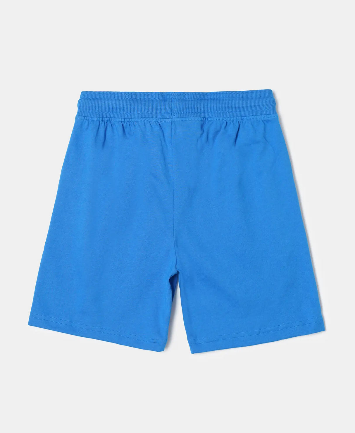 Boy's Super Combed Cotton Rich Graphic Printed Shorts #AB12 - Neon Blue Asst